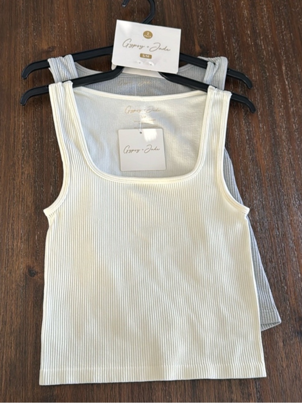 Womenâs Ribbed Tank Top set size S/M